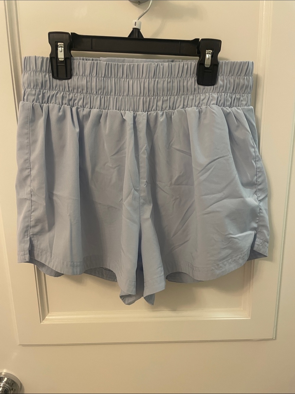 Varley Light Blue Women's Elastic Waist Shorts